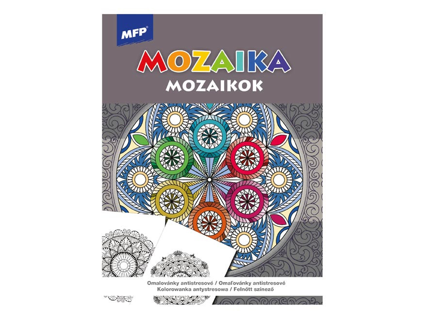 MFP 5301219 Omalovánky antistresové Mozaika 210x290mm/32s