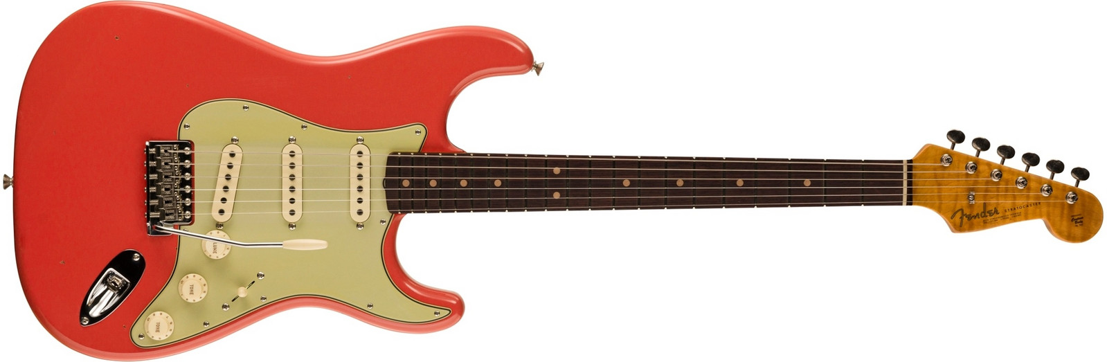 Fender Custom Shop 63 Stratocaster JRN Relic Aged Fiesta Red