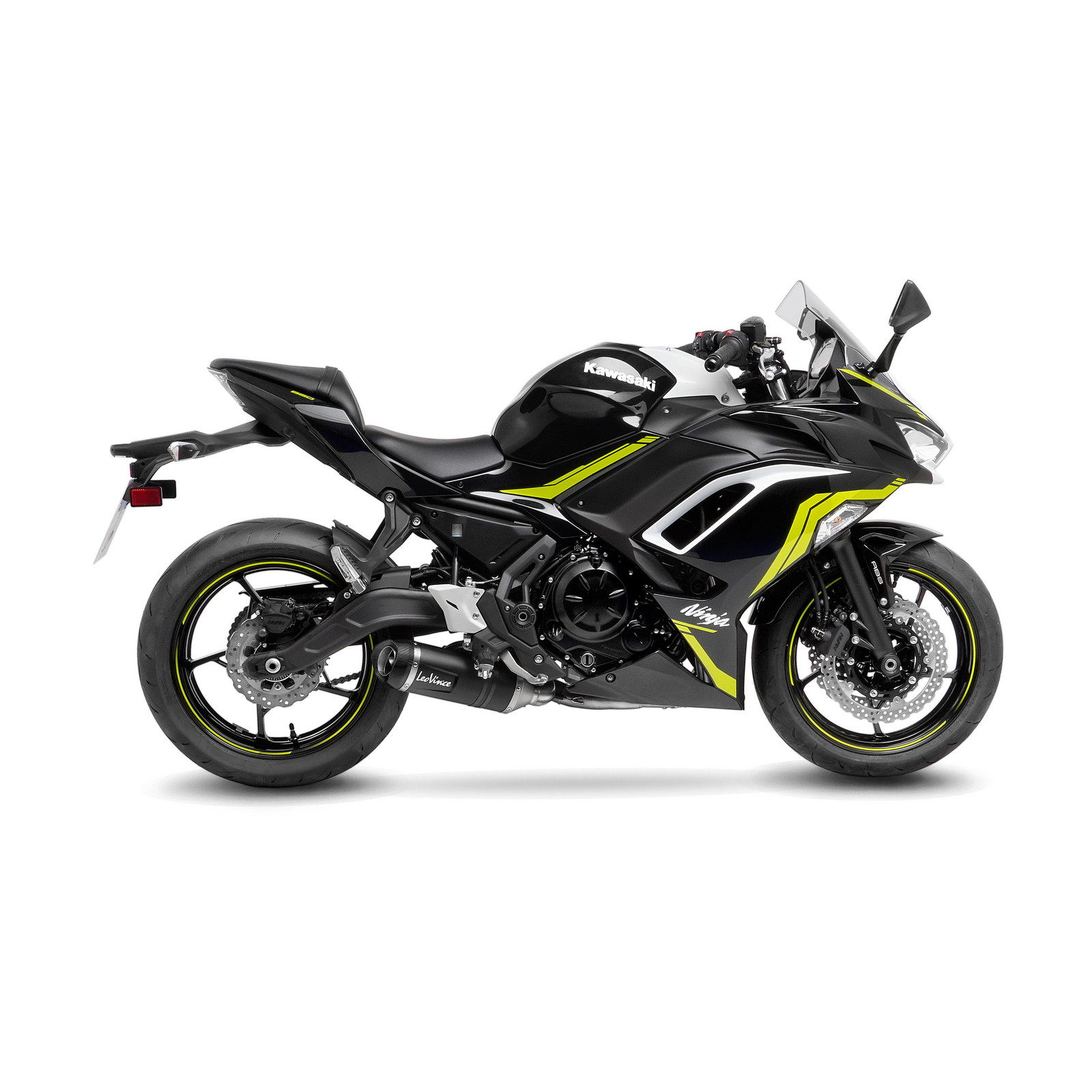 LeoVince LV One Evo Black Full system KAWASAKI NINJA 650 (21-24), Z 650 (21-24), Z 650 RS (22-24), VERSYS 650 (21-24)