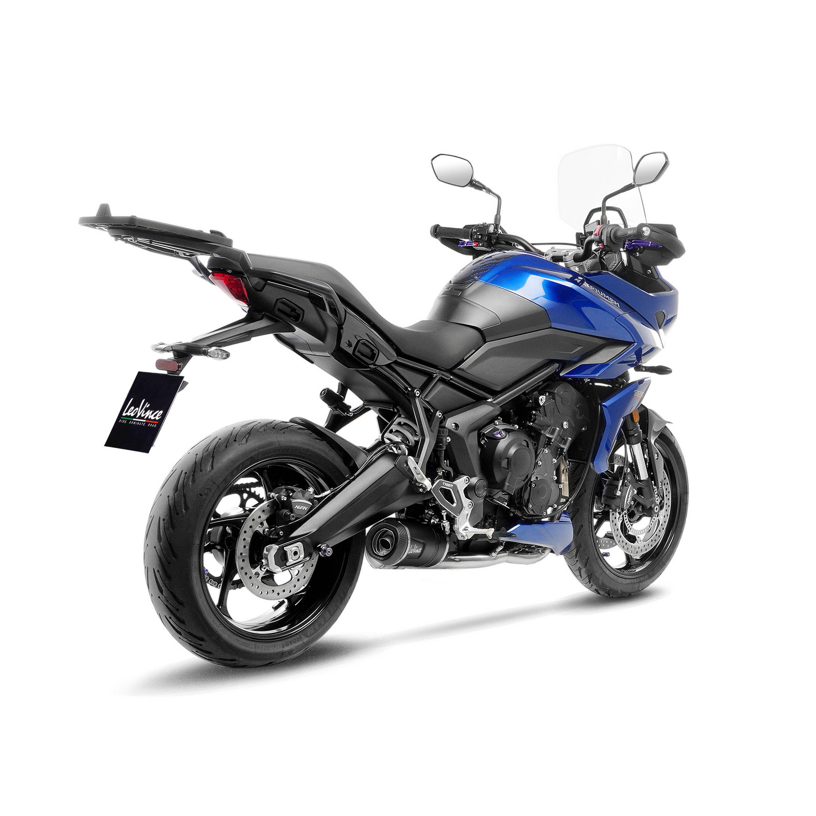 LeoVince LV One Evo Black Full system TRIUMPH TIGER SPORT 660 (22-24), TRIDENT 660 (21-24)