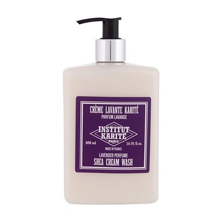 Institut Karité Shea Cream Wash Lavender dámské čisticí a osvěžující sprchový krém 500 ml pro ženy