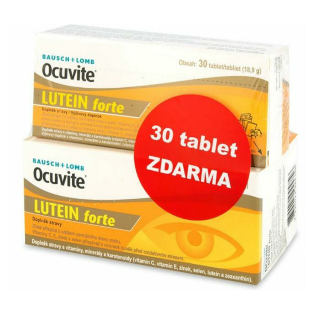 OCUVITE Lutein forte 60 + 30 tablet, poškozený obal