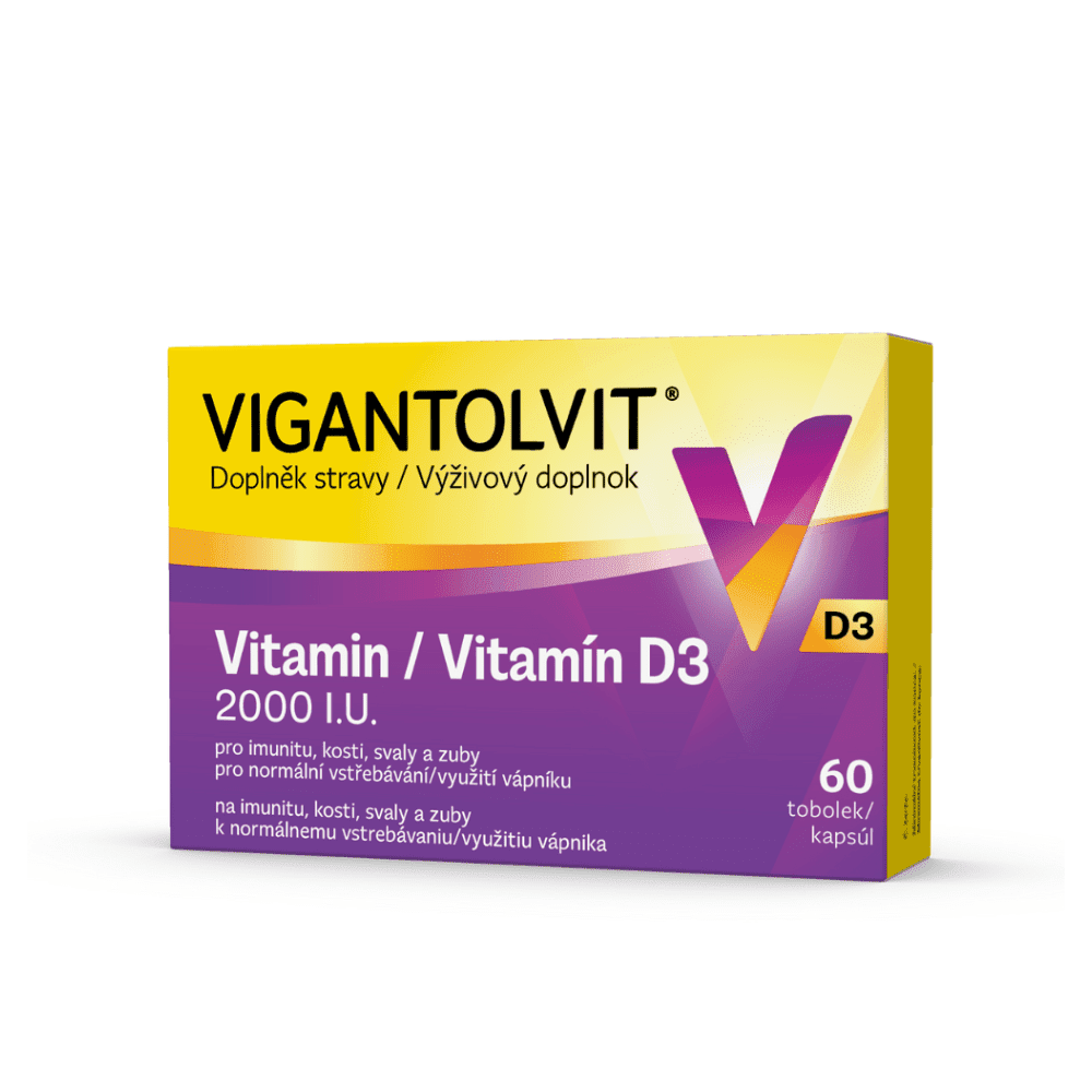 VIGANTOLVIT D3 2000 I.U. 60 tobolek, poškozený obal