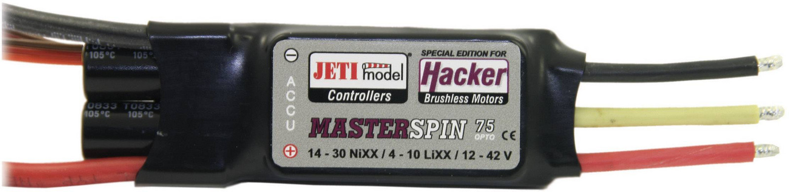 Jeti MasterSPIN 75 Pro OPTO Brushless letový regulátor pro model letadla