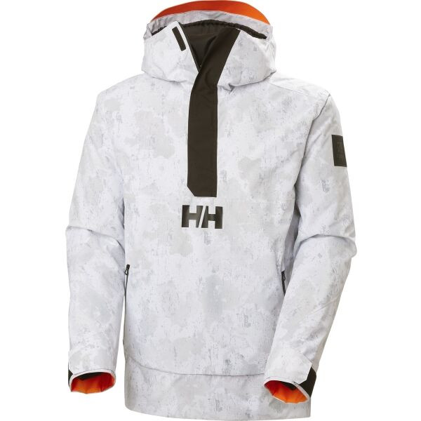 Helly Hansen ULLR INSULATED ANORAK Pánská lyžařská bunda, bílá, velikost