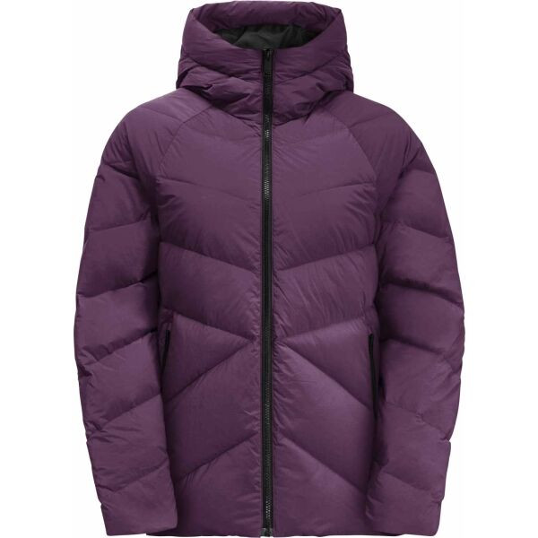 Jack Wolfskin MARIENPLATZ W Dámská péřová bunda, vínová, velikost