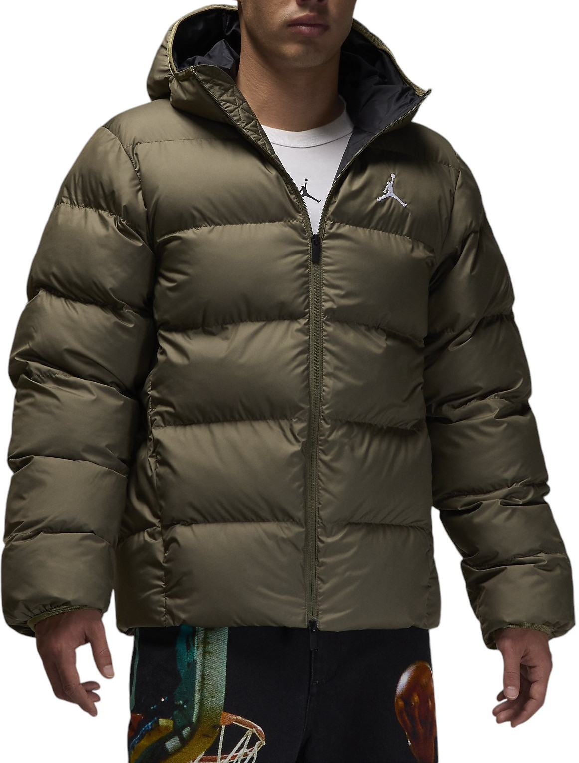 Bunda s kapucí Jordan M J BRKLN PUFFER JKT