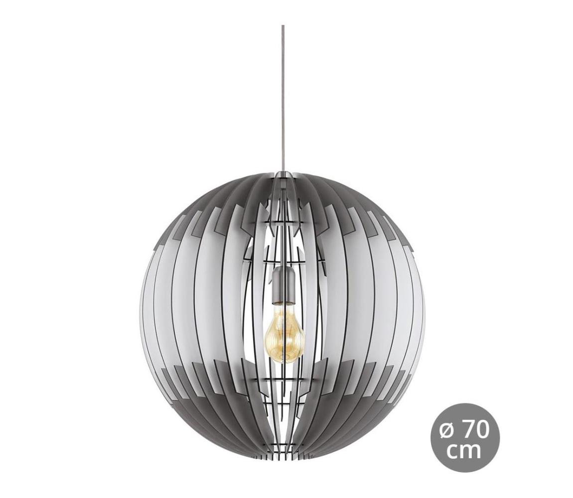 Eglo Eglo 96974 - Závěsné svítidlo OLMERO 1xE27/60W/230V 700mm