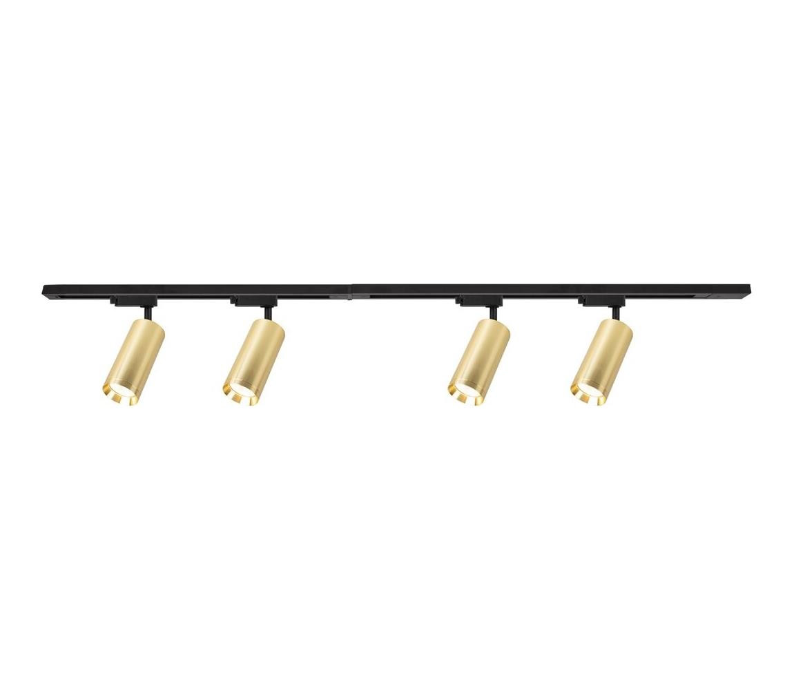 Bodové svítidlo v lištovém systému MICA 4xGU10/10W/230V zlatá/černá