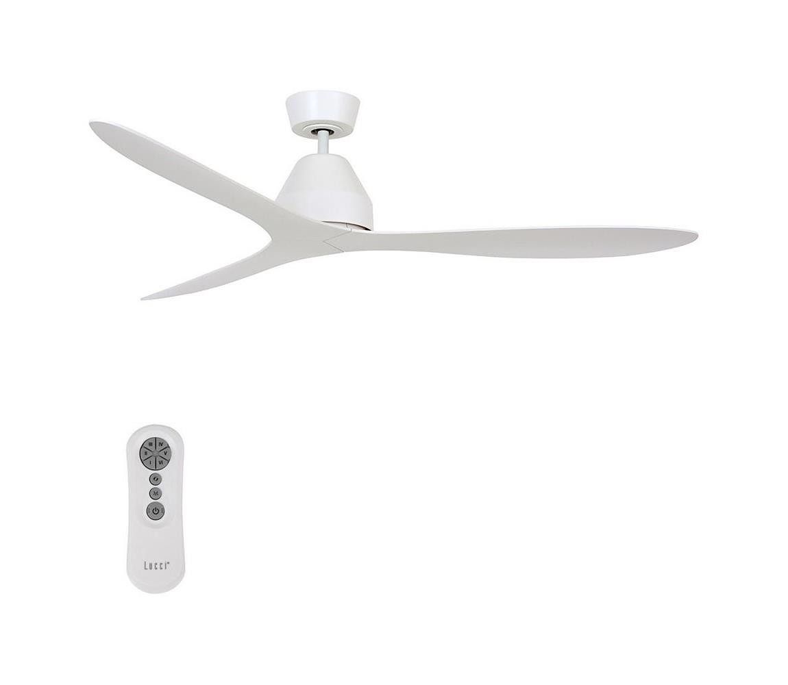 Lucci air Lucci air 213040 - Stropní látor WHITEHAVEN bílá + dálkové ovládání