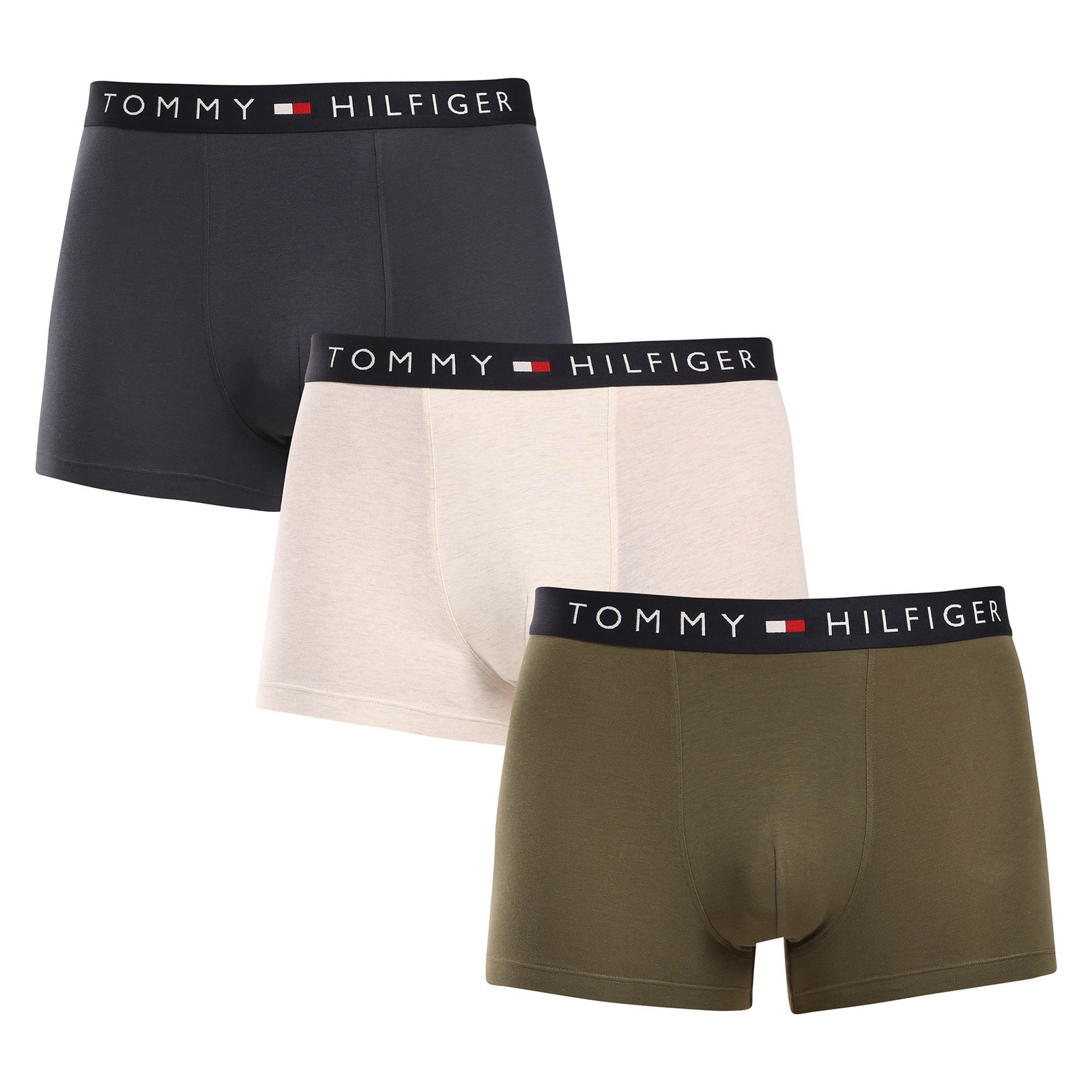 3PACK pánské boxerky Tommy Hilfiger vícebarevné (UM0UM03400 0R2) M, trenky / trenýrky