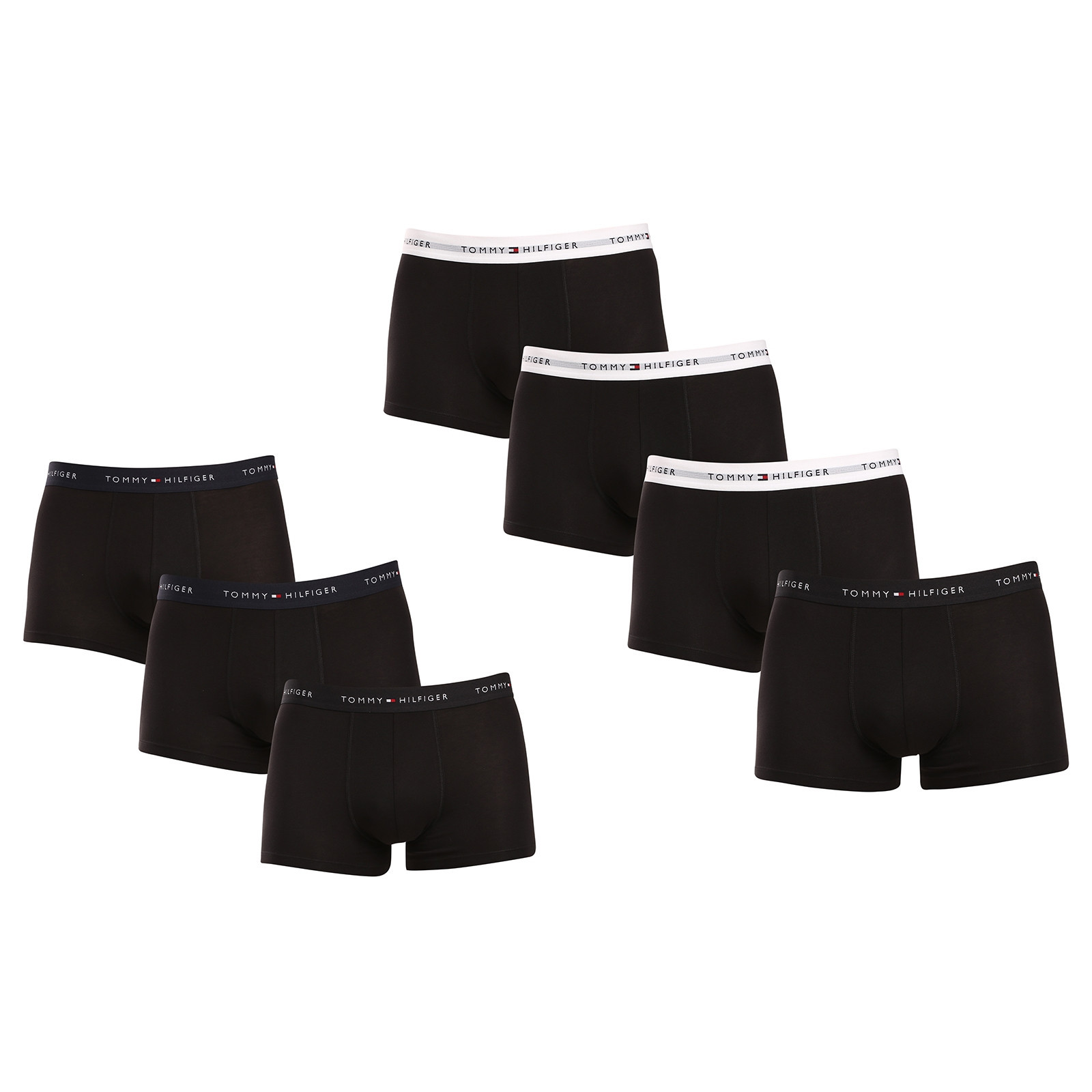 7PACK pánské boxerky Tommy Hilfiger černé (UM0UM03385 0TB) M, trenky / trenýrky