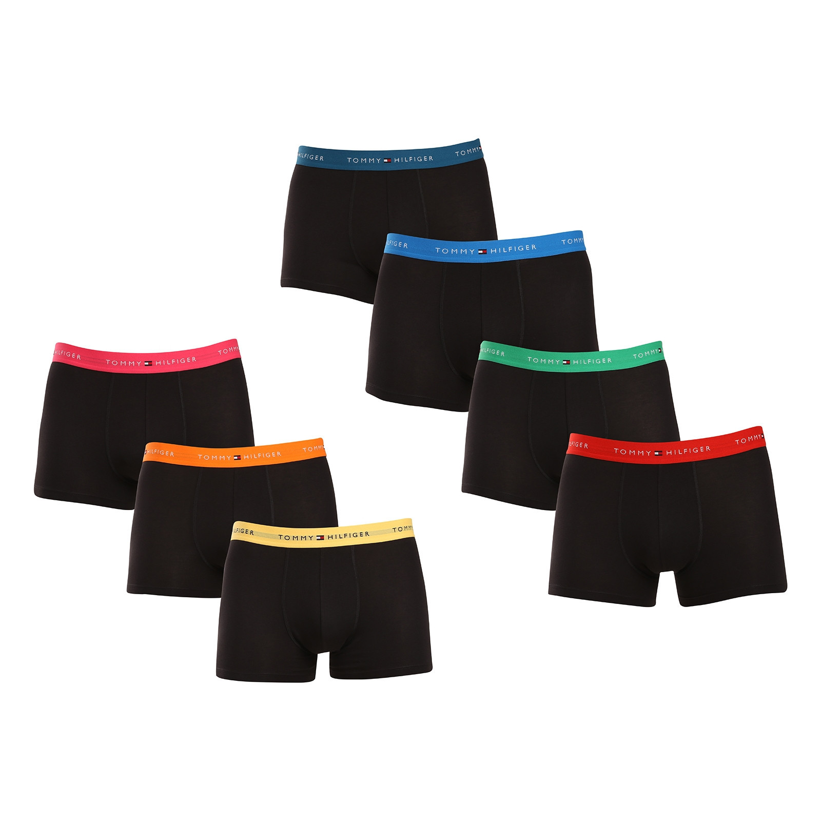 7PACK pánské boxerky Tommy Hilfiger černé (UM0UM03385 0TA) M, trenky / trenýrky