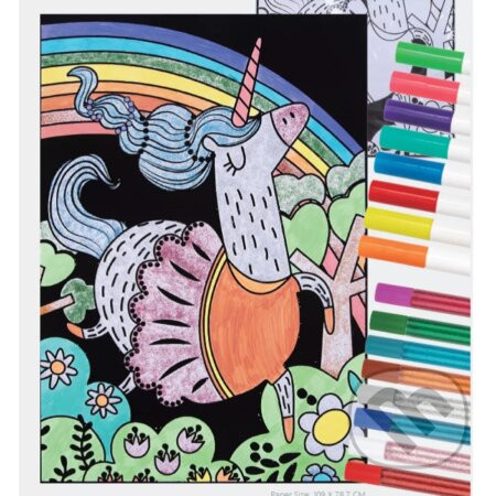 Zamatové maľovanie Jednorožec - Tookyland