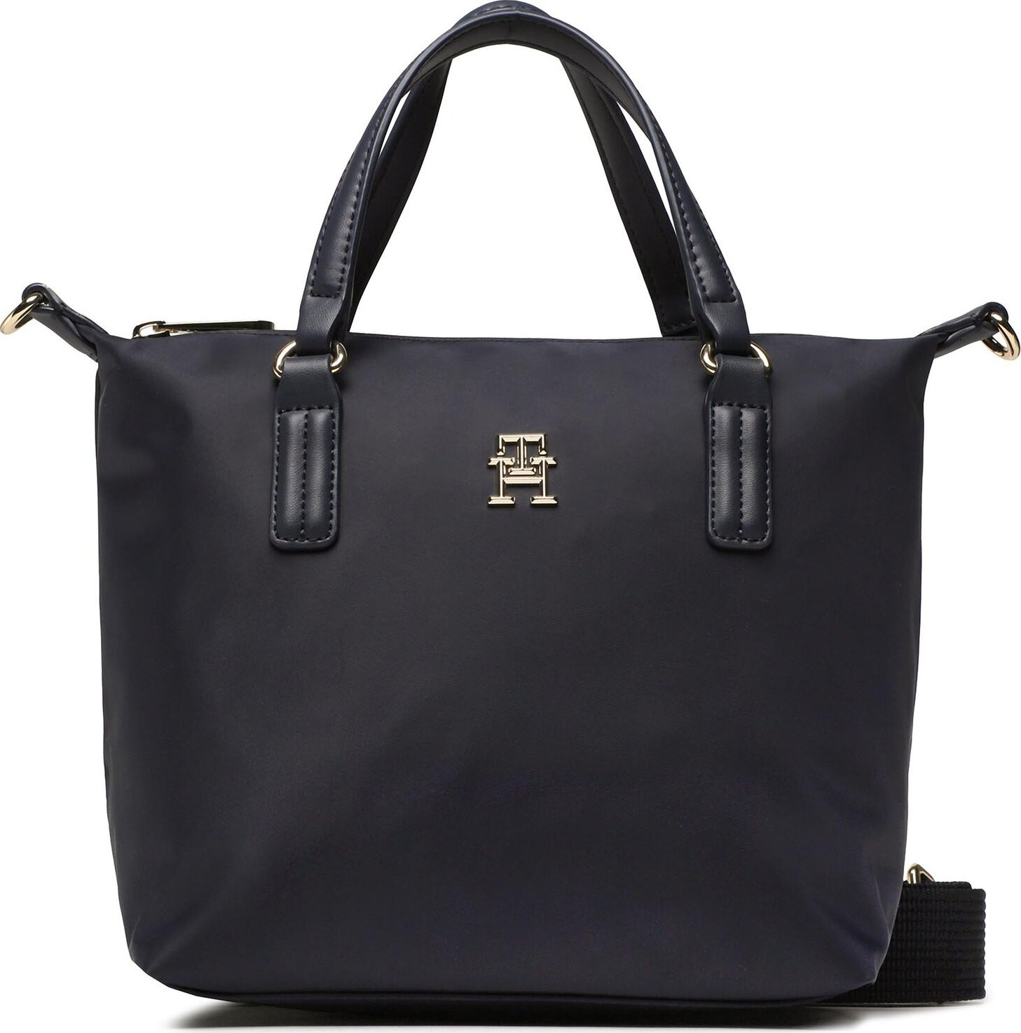 Kabelka Tommy Hilfiger Poppy Small Tote AW0AW14476 Tmavomodrá