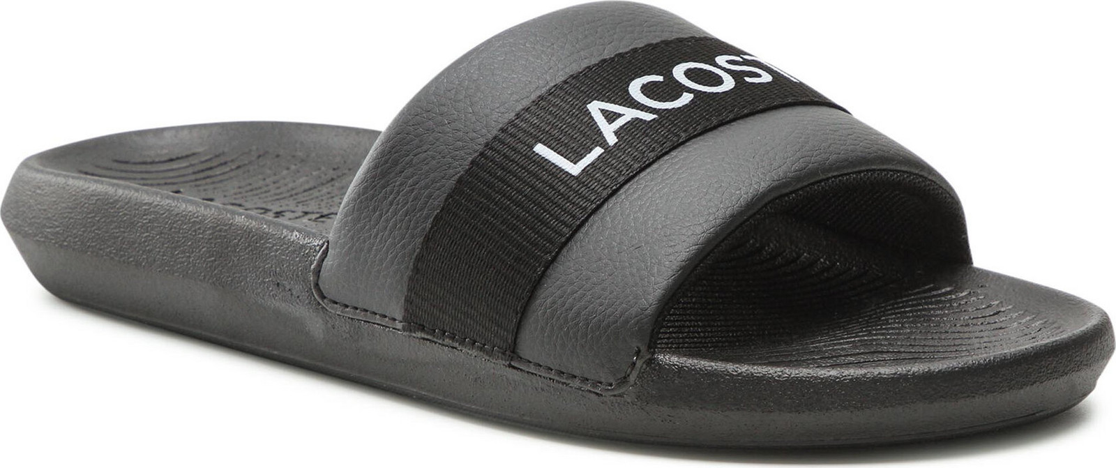 Nazouváky Lacoste Croco Slide 0721 1 Cma 7-41CMA000702H Černá