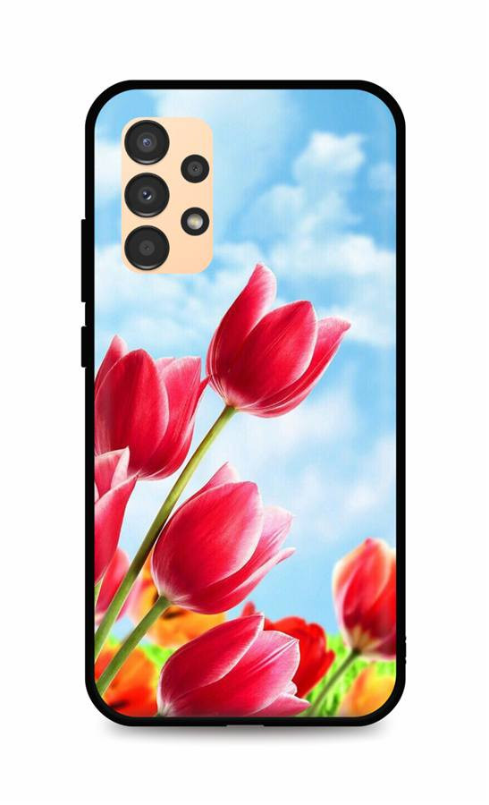 Kryt TopQ Samsung A13 silikon Tulips 72267