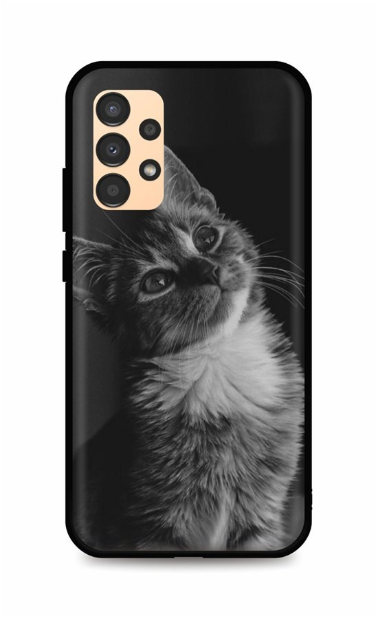 Kryt TopQ Samsung A13 silikon Cute Cat 72245