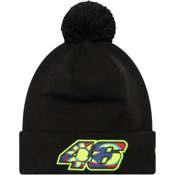 New Era VR46 GRAPHIC OVERLAY CUFF BEANIE Zimní čepice, černá, velikost