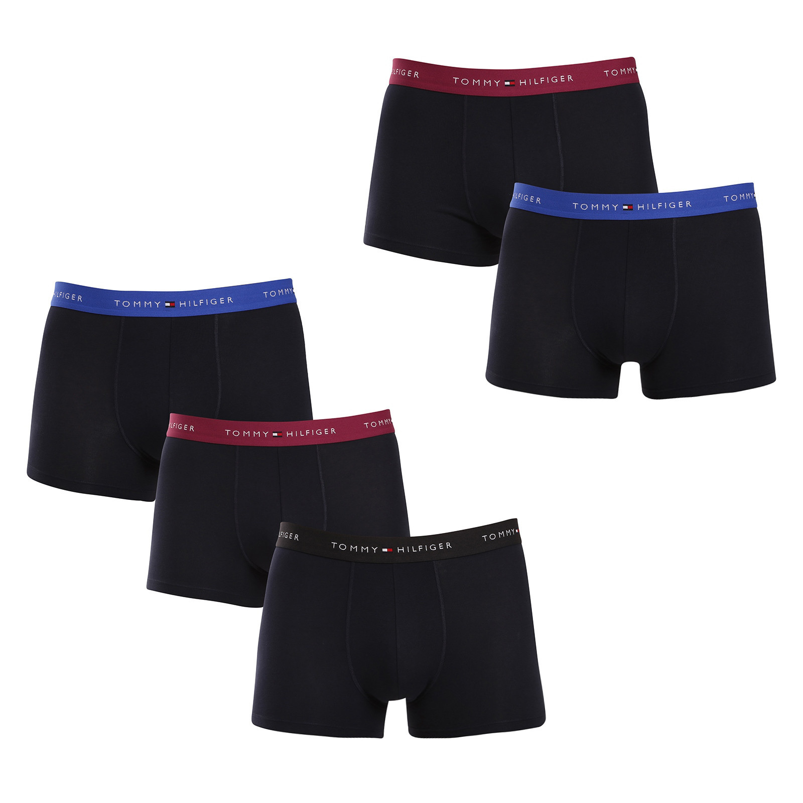 5PACK pánské boxerky Tommy Hilfiger černé (UM0UM03061 0T5) XXL, trenky / trenýrky