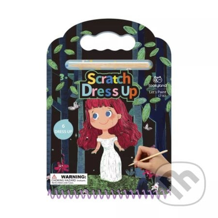 Vyškrabávací blok Obleč postavičky 6 obrázkov - Tookyland