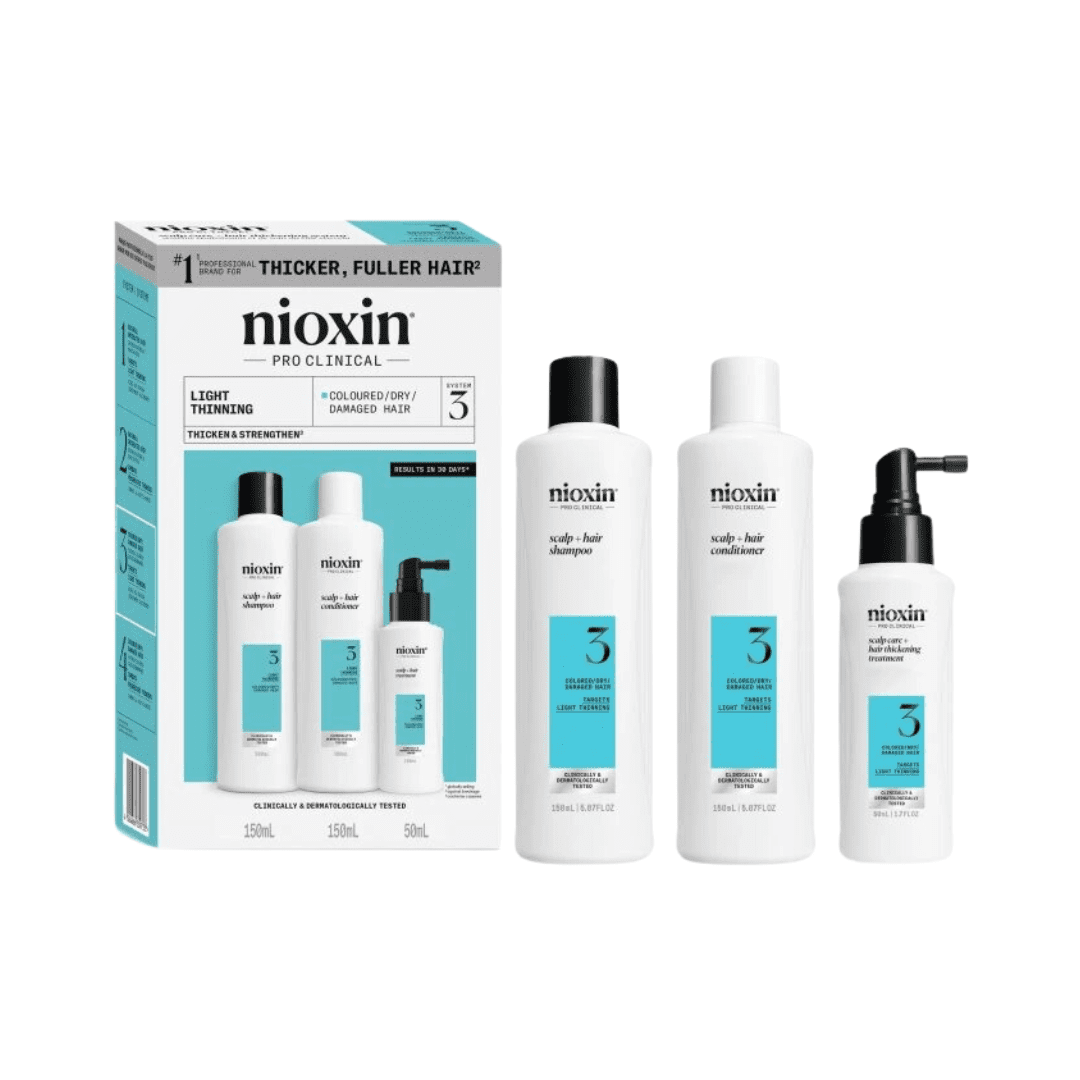 NIOXIN NIOXIN SYSTEM 3 Trial Kit (150+150+50 ml) NEW