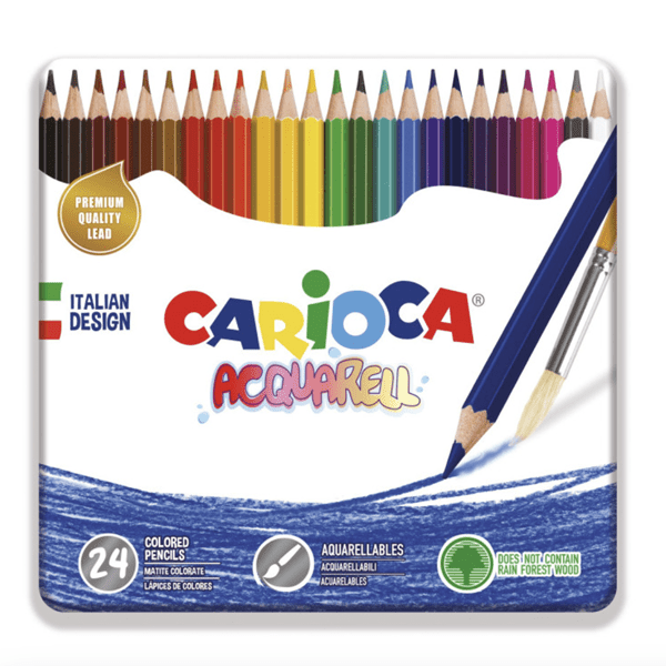 Akvarelové pastelky Carioca 24 ks