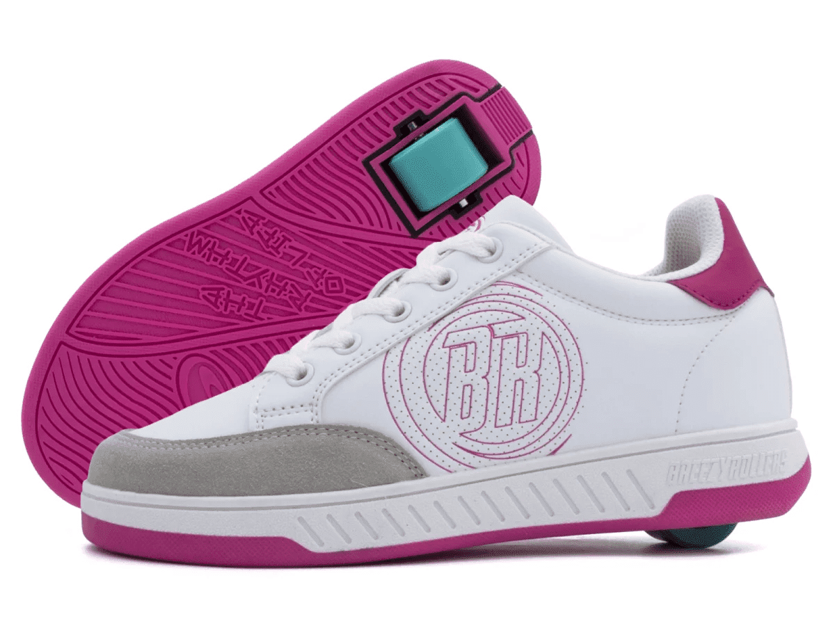 Breezy Rollers - Origin White/Pink - boty s kolečkem Velikost boty: 31