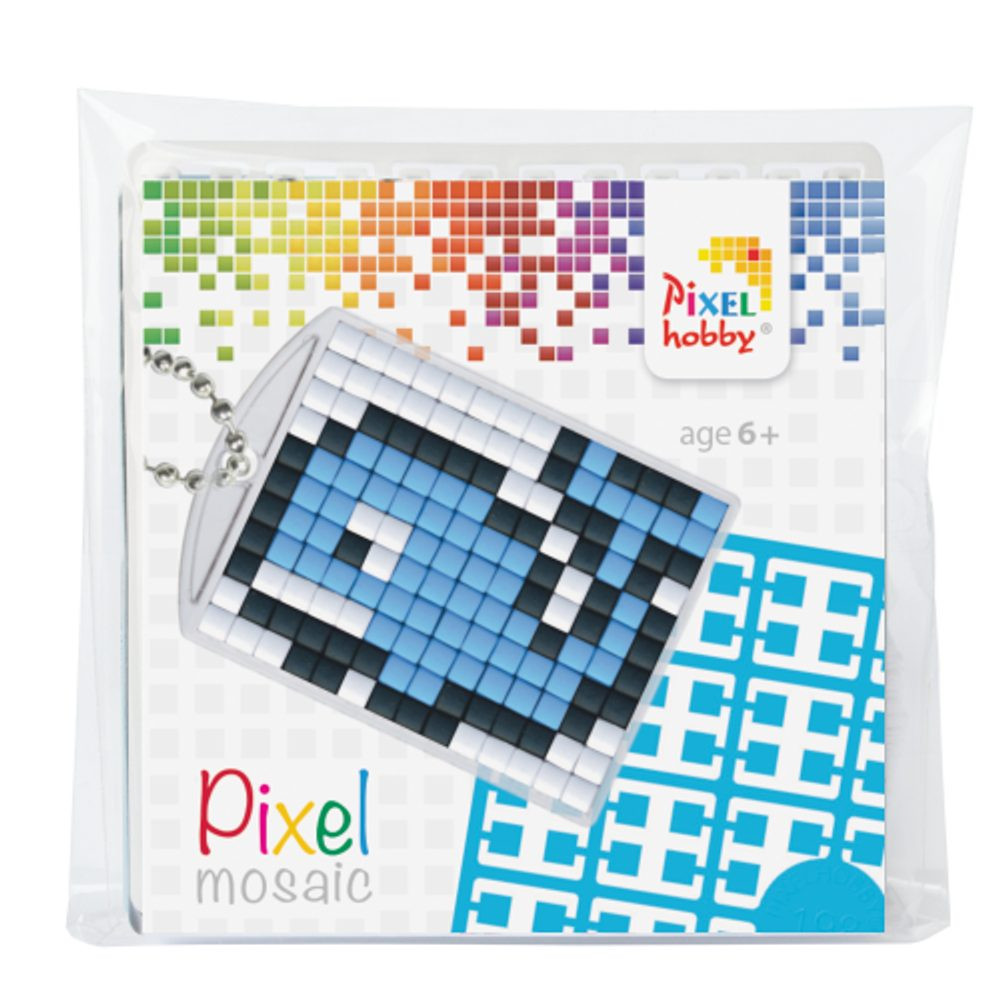 Pixelhobby Pixel klíčenka velryba nebo ryba - 1 ks