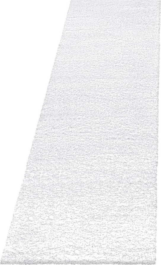 Bílý běhoun 80x250 cm Fluffy – Ayyildiz Carpets