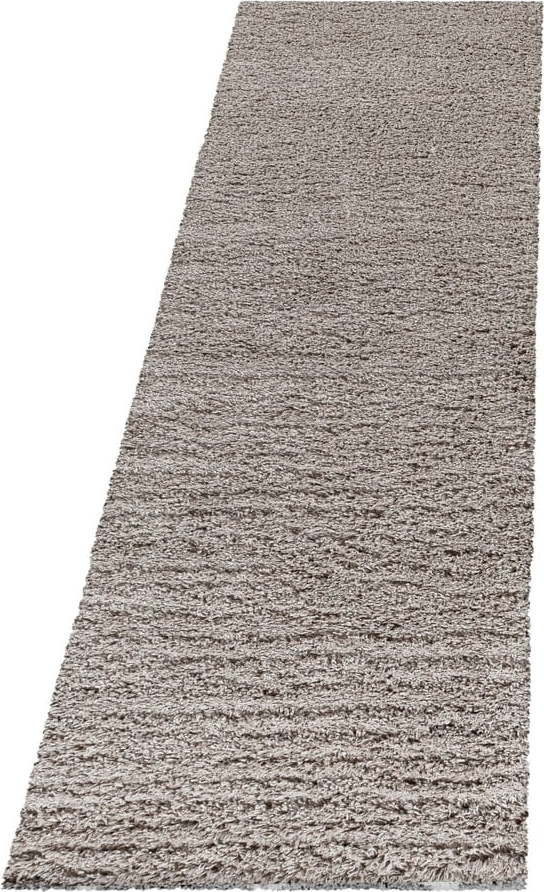 Světle hnědý běhoun 80x250 cm Fluffy – Ayyildiz Carpets
