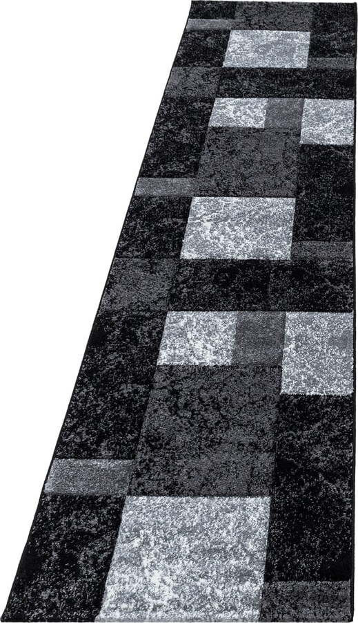 Tmavě šedý běhoun 80x300 cm Hawaii – Ayyildiz Carpets