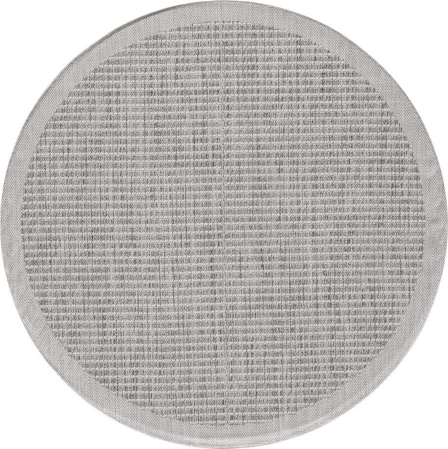 Šedý kulatý venkovní koberec ø 120 cm Giza – Ayyildiz Carpets