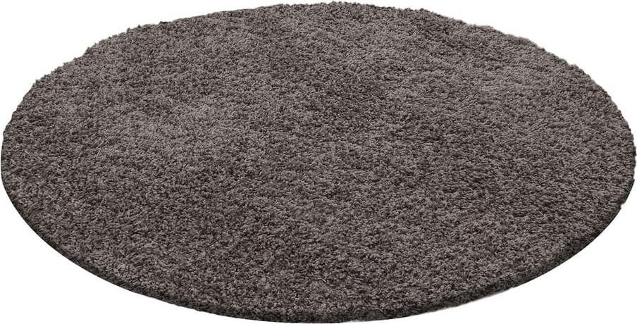 Hnědý kulatý koberec ø 160 cm Life – Ayyildiz Carpets