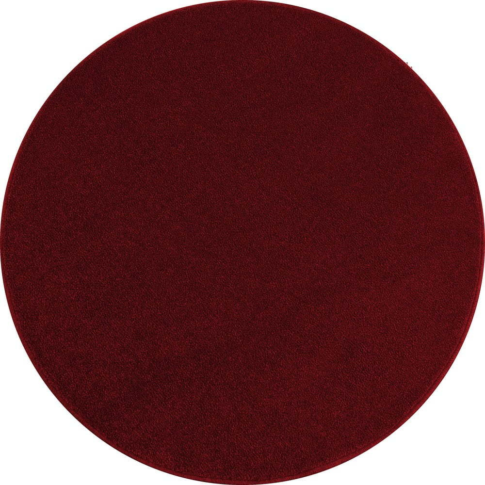 Vínový kulatý koberec ø 200 cm Ata – Ayyildiz Carpets