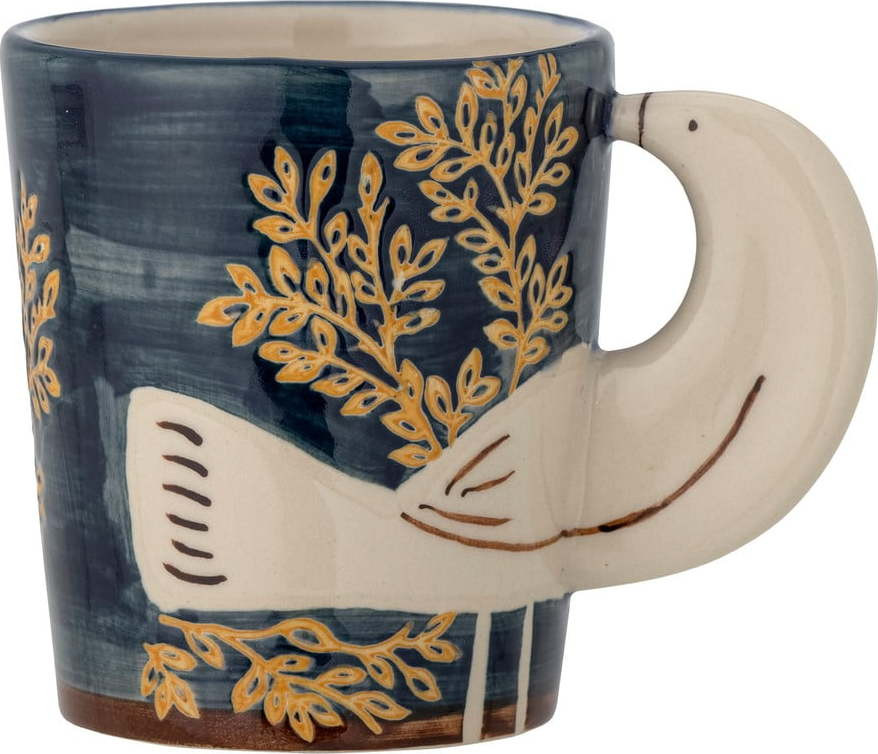 Modrý hrnek z kameniny 260 ml Hezha – Bloomingville Mini