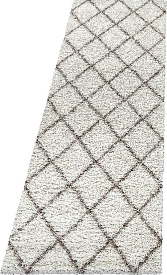 Krémový běhoun 80x250 cm Alvor – Ayyildiz Carpets