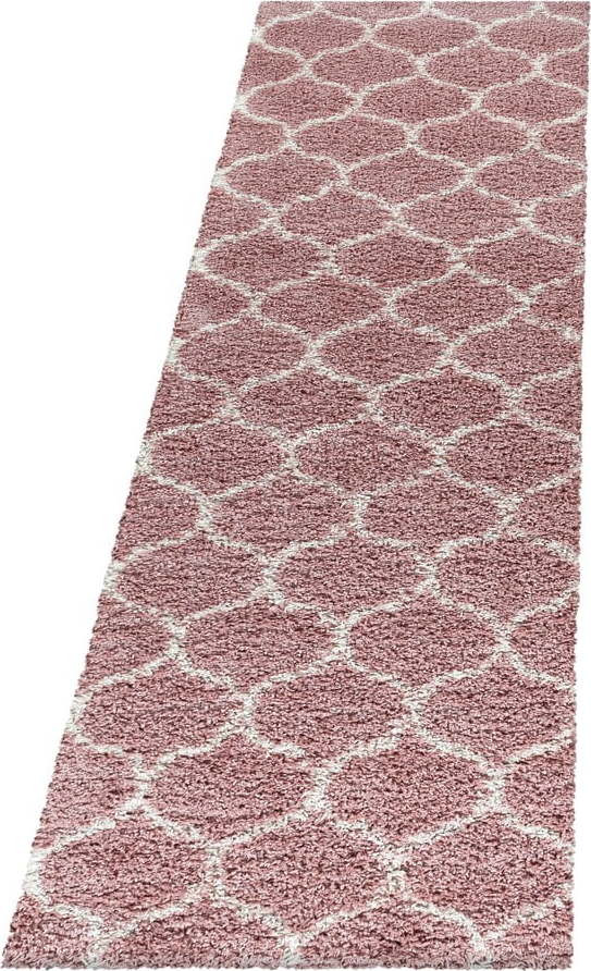 Růžový běhoun 80x250 cm Salsa – Ayyildiz Carpets
