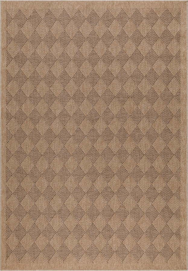 Venkovní koberec v černo-přírodní barvě 120x170 cm Dhaka – Ayyildiz Carpets