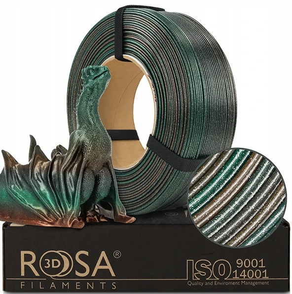 Rosa 3D ReFill Pla Vlákno Galaxy 1,75 mm 1kg Terra