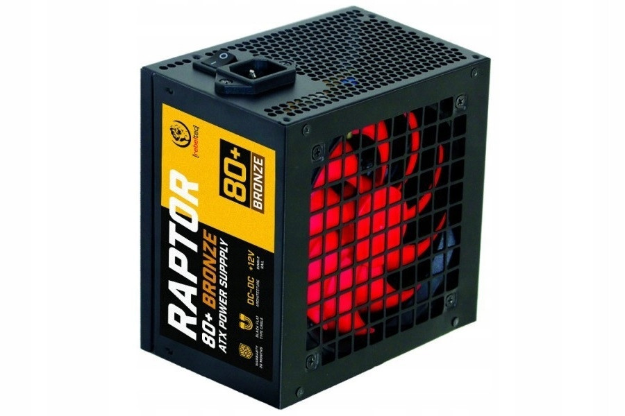 Atx zdroj Raptor 700W,BRONZE 80+,Single Rail,DC-DC Rebeltec RBLZAS00018