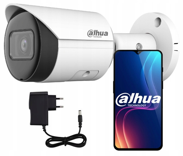 Ip kamera Dahua 4Mpx Venkovní IR30m s mikrofonem 12V napájecí adaptér