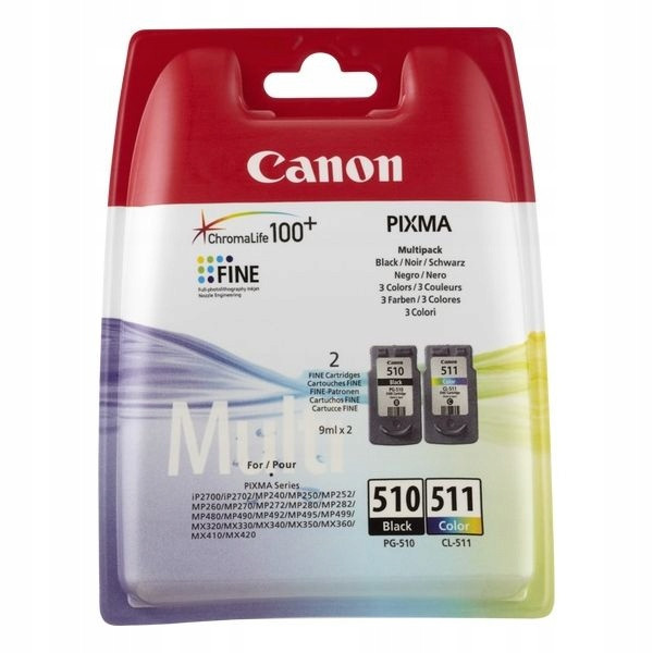 Tisk Canon PG-510 CL-511 sada 2970B010