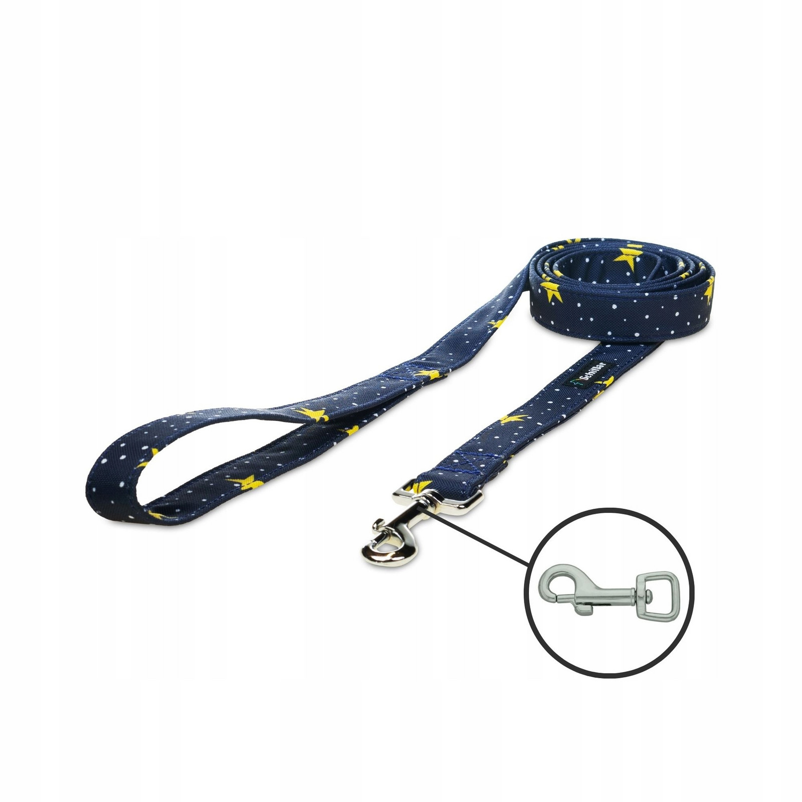 Vodítko městské pro malého psa hvězdná obloha 150cm 15mm Xxs Xs