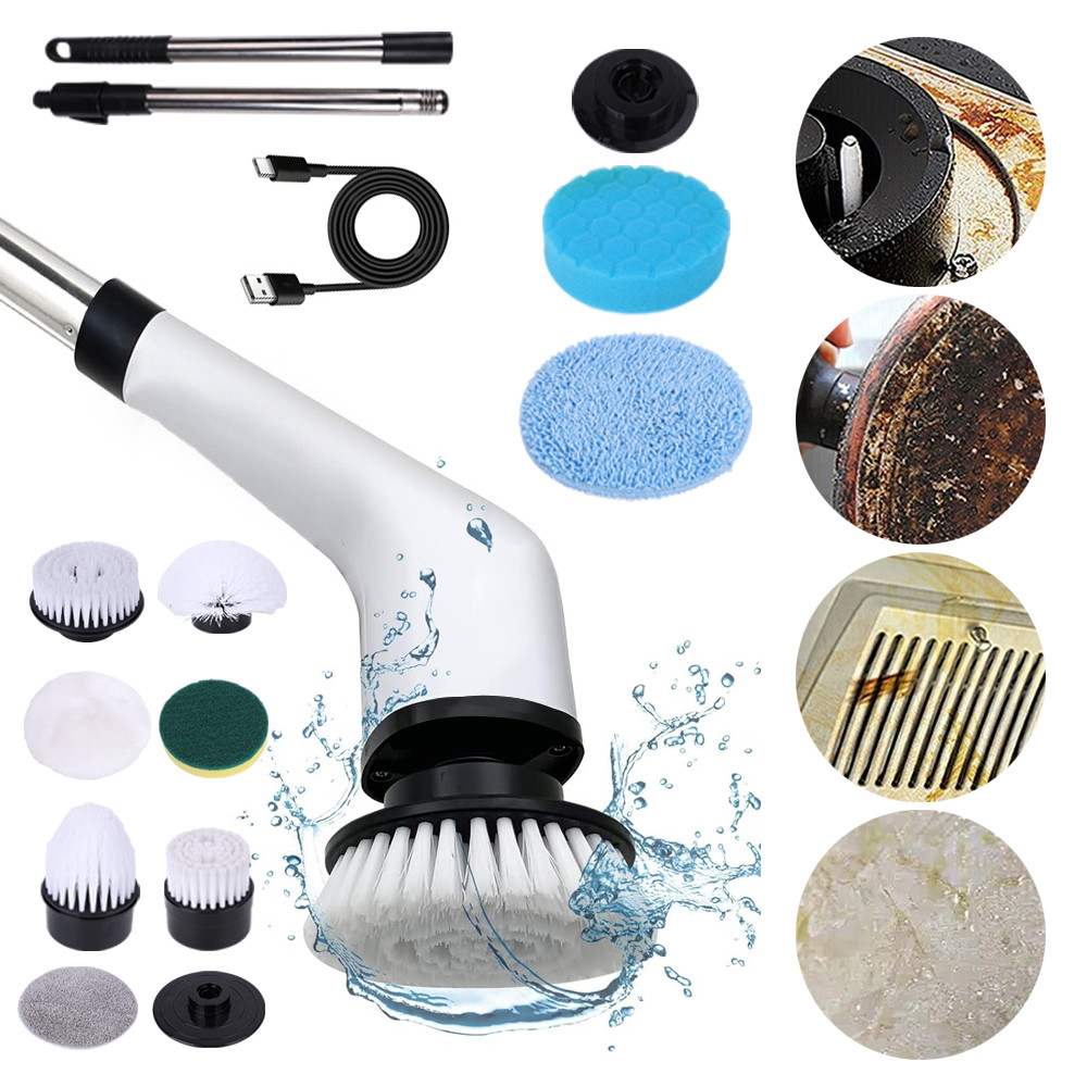 Rotační Mop Elektrický Čisticí Kartáč Multifunkční Do Kuchyně