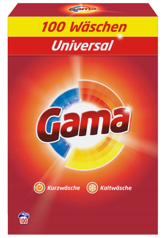 Gama Universal Prací prášek 100 praní De