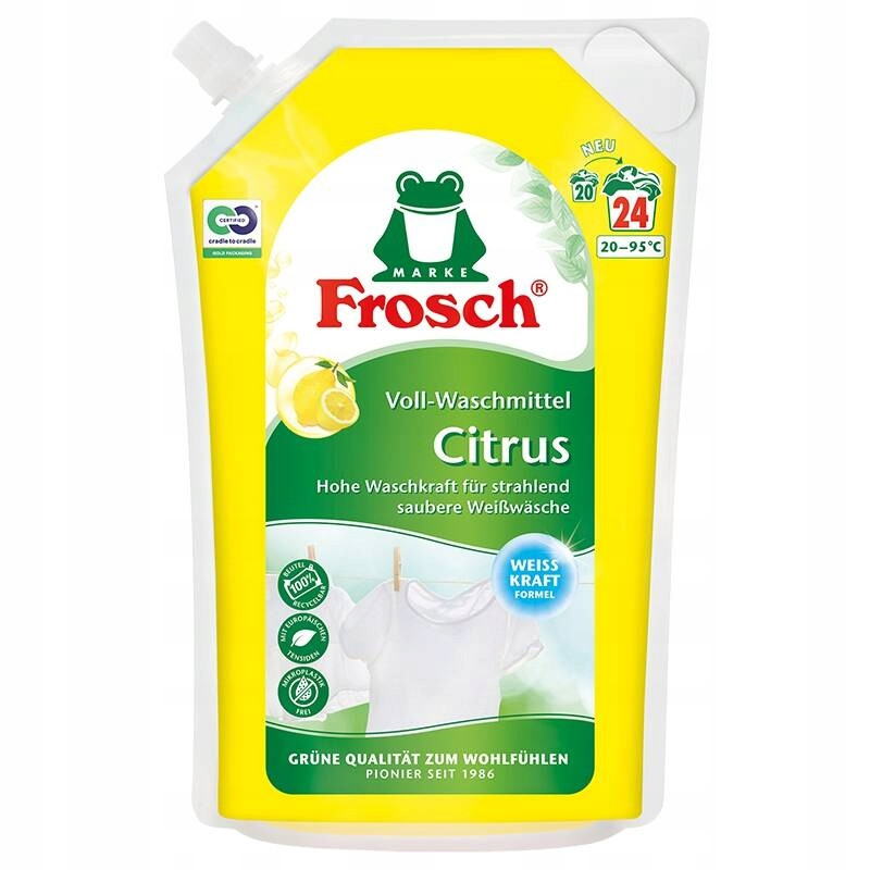 Frosch Citrus Gel na praní 1,8 l