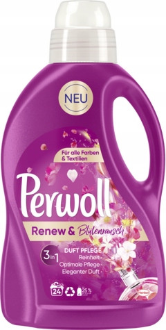 Perwoll Renew & Blütenrausch Color Gel na praní 24 praní