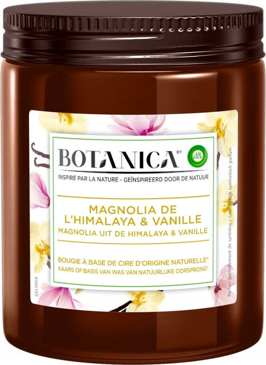 Air Wick Botanica Magnolie uit de Himalaya & Vanille Vonná svíčka 120 g