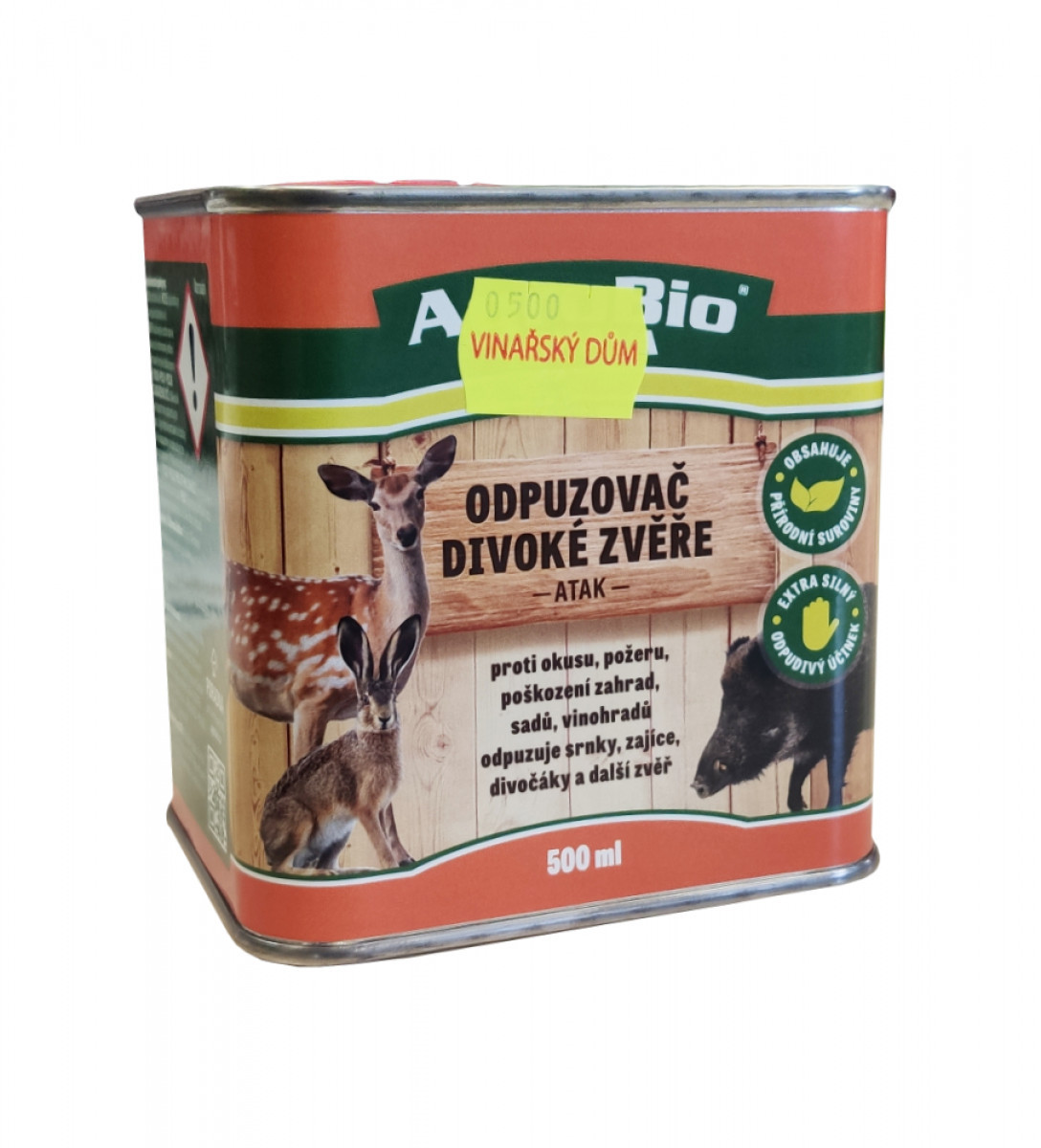 AgroBio odpuzovač divoké zvěře atak 500 ml